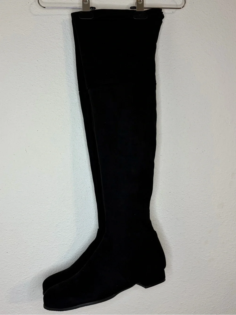 Dream Pairs Over-the-Knee Black Suede Boots - Women's Tall Fashion Boot